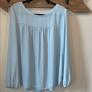 LOFT Outlet Pale Blue Women's Top XL EUC